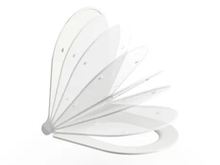 Uni Chrome Flat WC ülőke fekete