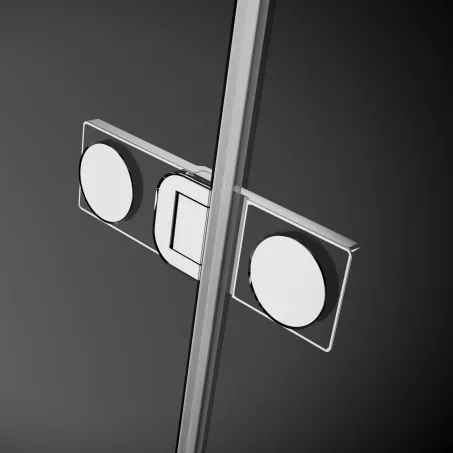 Arta KDJ II szögletes zuhanykabin 140x110 átlátszó balos