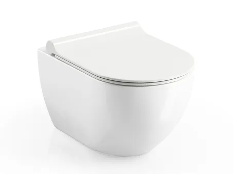 Uni Chrome WC Slim ülőke fehér