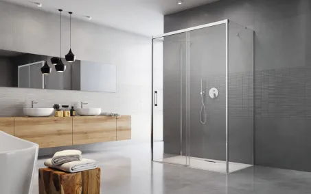 Idea KDJ+S szögletes zuhanykabin 110x120 átlátszó balos