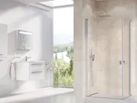 Chrome CRV1-100 zuhanyajtó szatén+transparent (1 oldal)