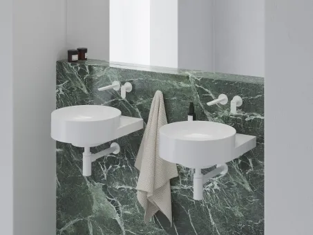 Yard 40 kerámiamosdó, fehér, túlfolyó furat nélkül