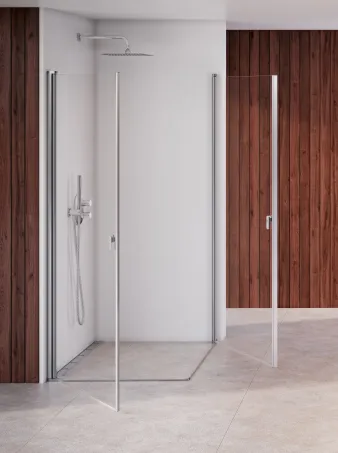 Chrome CRV1-100 zuhanyajtó szatén+transparent (1 oldal)