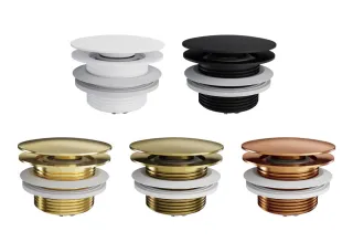 Lefolyó dugó térben álló kádakhoz - matt fehér