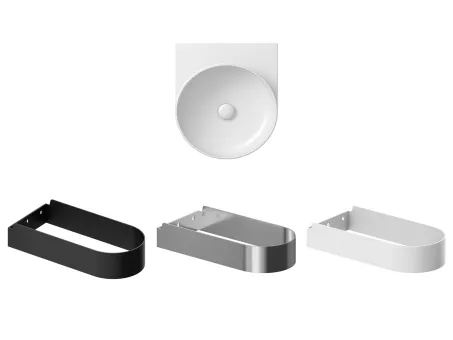 Yard 40 kerámiamosdó, fehér, túlfolyó furat nélkül