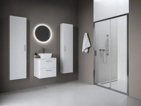 Blix II NBLDP2 100 zuhanyajtó krómhatású+transparent