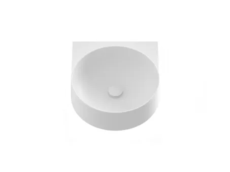 Yard 40 kerámiamosdó, matt fehér, túlfolyó furat nélkül