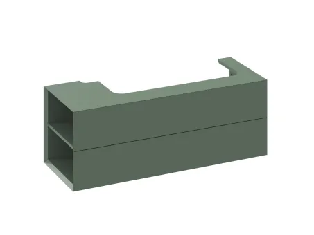 SD Lite 120 B fürdőszobai szekrény mosdó alá Grey Green