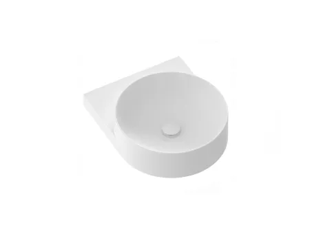 Yard 40 kerámiamosdó, matt fehér, túlfolyó furat nélkül