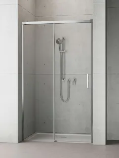 Idea DWJ zuhanyajtó 100 átlátszó balos