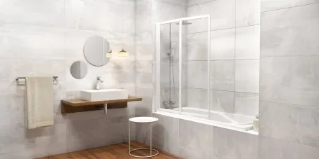 Vanda II 150x70 akrilkád fehér