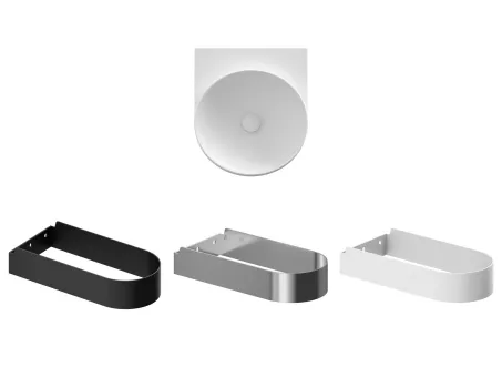 Yard 40 kerámiamosdó, matt fehér, túlfolyó furat nélkül