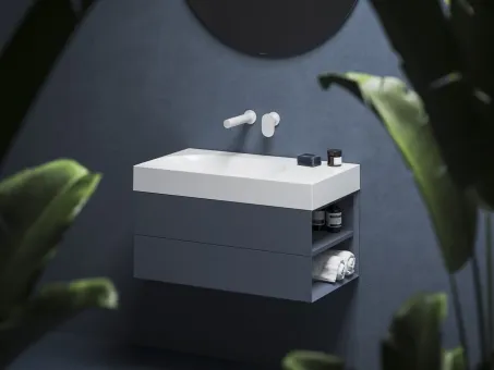 Lite 80/60 mosdó jobb fehér, túlfolyó és csaptelep furat nélkül