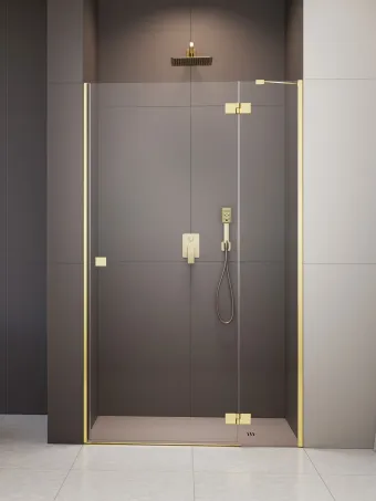 Essenza Gold ﻿DWJ ﻿arany zuhanyajtó 100 átlátszó balos