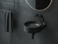 Yard 40 kerámiamosdó matt fekete, túlfolyó furat nélkül