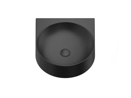 Yard 40 kerámiamosdó matt fekete, túlfolyó furat nélkül