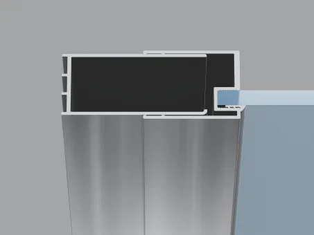 Blix II NBLDP2 110 zuhanyajtó krómhatású+transparent