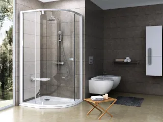 Pivot PSKK3 90x90 zuhanykabin fehér+transparent