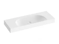 Lite 120/80 S mosdó fehér, túlfolyó és csaptelep furat nélkül