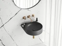 Yard 40 kerámiamosdó antracit, túlfolyó furat nélkül