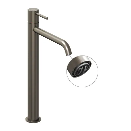 Espirit álló mosdócsaptelep 340 mm leeresztő nélkül ES 015.20GB, Graphite Brushed