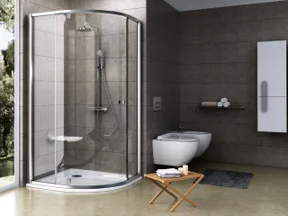 Pivot PSKK3 90x90 zuhanykabin szatén+transparent