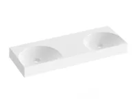 Lite 120 duplamosdó fehér, túlfolyó és csaptelep furat nélkül