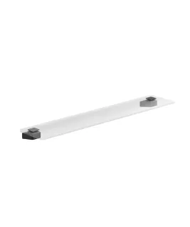 10° üvegpolc 60 cm TD 500.20BL, fekete