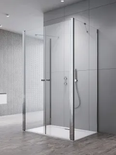 Eos DWD+2S II szögletes zuhanykabin 110x100 átlátszó