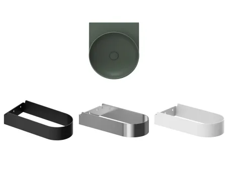 Yard 40 kerámiamosdó Grey Green, túlfolyó furat nélkül