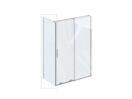 ROPS 100 fix oldalfal krómhatású+transparent