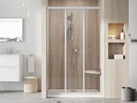 Supernova ASDP3-80 zuhanyajtó 198 szatén+transparent