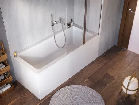 Natural 150x70 akrilkád fehér