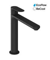 Eleganta álló mosdócsaptelep BeCool 220 mm leeresztő nélkül EL 014.21BLM, Black Matt