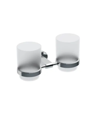 Chrome dupla pohártartó (üveg) CR 220.00CR, króm