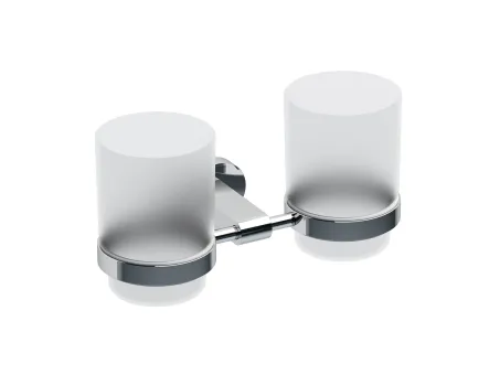 Chrome dupla pohártartó (üveg) CR 220.00CR, króm
