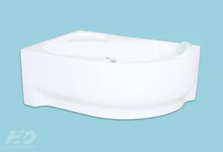 Fortuna aszimmetrikus kád 160x100 balos