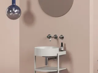 Yard 40 kerámiamosdó Smoke Grey, túlfolyó furat nélkül