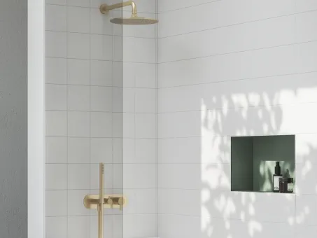 Esőztető zuhanyfej köralakú, 250 mm 980.60GLB, Gold Brushed