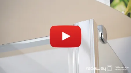 Eos KDS II szögletes zuhanykabin 100x80 átlátszó balos