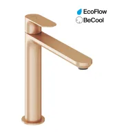 Eleganta álló mosdócsaptelep BeCool 220 mm leeresztő nélkül EL 014.61RGB, Rose Gold Brushed