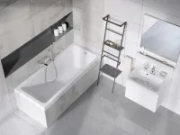 10° akrilkád 170x75 fehér