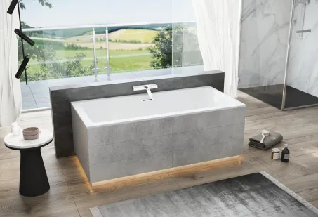 Sabina Pro Slim egyenes akril kád 170x75