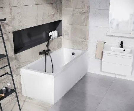 10° akrilkád 170x75 fehér