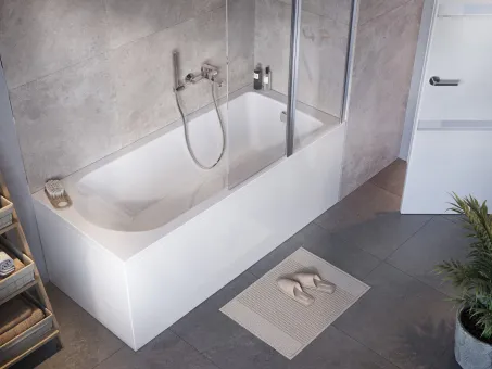 Flow 180x80 akrilkád fehér