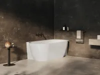 Freedom Corner II Tec 175x86 jobb, akrilkád, fehér, fehér/fekete/króm lefolyó