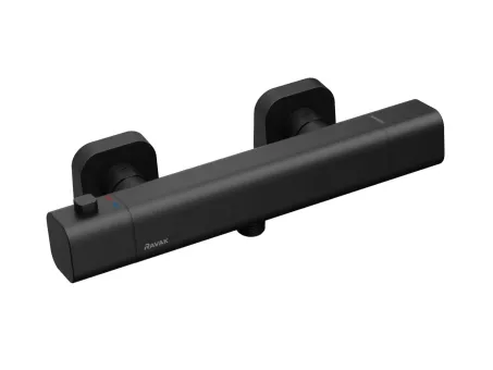 10° Free Termosztátos zuhanycsaptelep szett nélkül TD F 033.20BL, fekete