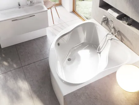 NewDay 140x140 akrilkád (hófehér)