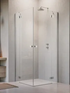 Essenza KDD szögletes zuhanykabin 80x90 átlátszó