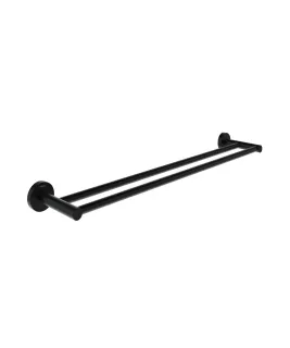 Kona KN 320.20BLM dupla törölközőtartó 60 cm, matt fekete